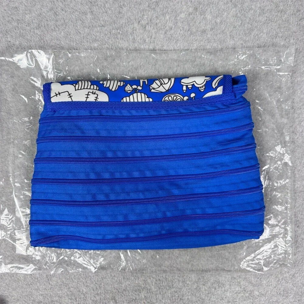 Zipit Color In Kids Messenger Bag Blue w/ 6 Washable Markers Small